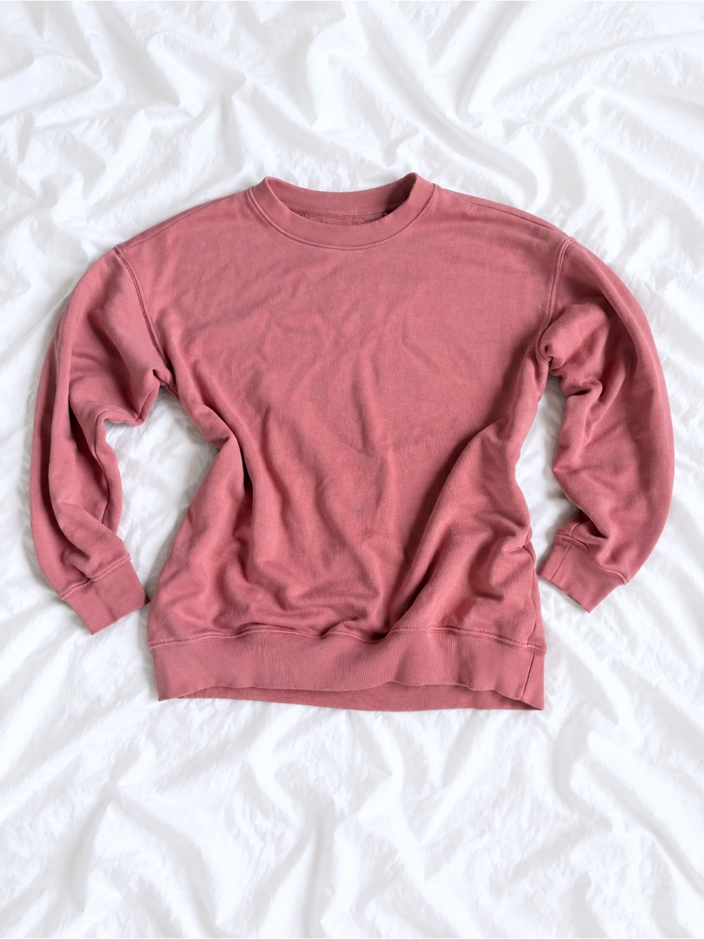 aerie Crewneck Sweatshirt in Dusty Rose Pink